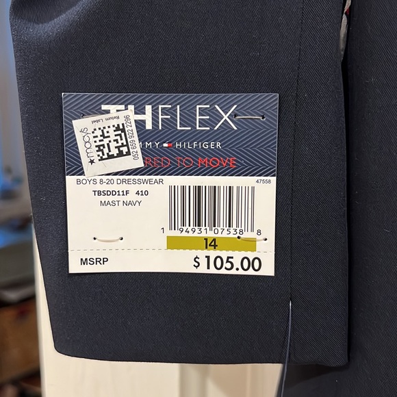 Tommy Hilfiger Boys Navy Sport Jacket - Picture 10 of 17